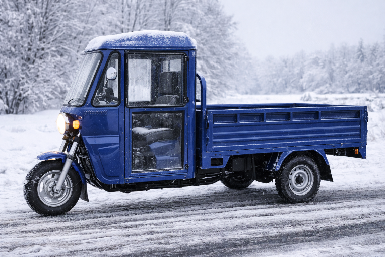Утепленная кабина для грузового трицикла: как работать в зимних условиях