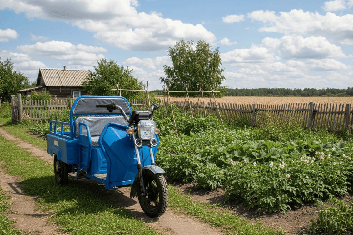 Грузовой трицикл для дачи: хороший помощник в работе