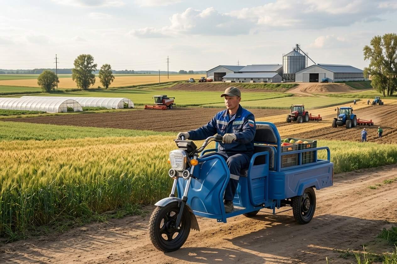 Грузовой электротрицикл — альтернатива мотороллеру «Муравей»