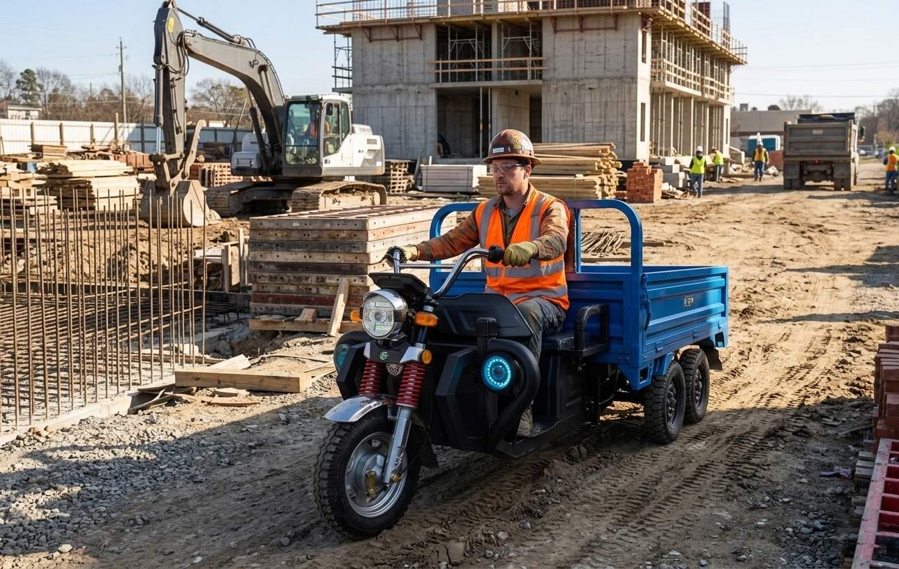 Бензин или электричество? Сравнение грузовых трициклов